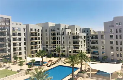 Pool image for: Apartment - 3 Bedrooms - 3 Bathrooms for rent in Zahra Apartments 2A - Zahra Apartments - Town Square - Dubai, Image 1