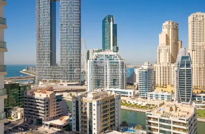 Apartment - 1 Bedroom - 2 Bathrooms for rent in DEC Tower 2 - DEC Towers - Dubai Marina - Dubai