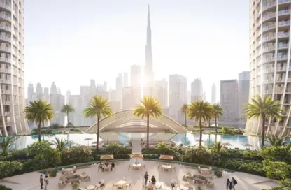 شقة - غرفة نوم - 2 حمامات للبيع في برج بن غاطي سكاي رايز أ - بن غاطي سكاي رايز - الخليج التجاري - دبي