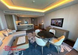صورةغرفة المعيشة / غرفة الطعام لـ: النزل و الشقق الفندقية - 2 غرف نوم - 3 حمامات للكراء في انتركونتيننتال ريزيدنس ابو ظبي - البطين - أبوظبي, صورة 1