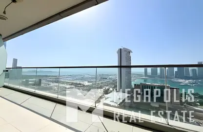 Apartment - 3 Bedrooms - 4 Bathrooms for rent in Ocean Heights - Dubai Marina - Dubai