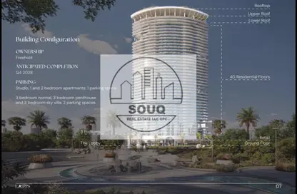 شقة - 1 حمام للبيع في أزور باي لابيس - راك سنترال - رأس الخيمة