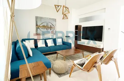 Living Room image for: Villa - 3 Bedrooms - 4 Bathrooms for rent in Manazel Al Reef 2 - Al Samha - Abu Dhabi, Image 1