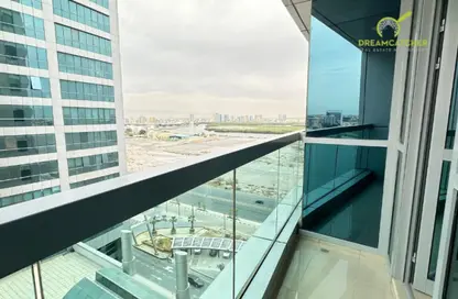 شقة - غرفة نوم - 2 حمامات للايجار في برج جلفار السكني - براج جلفار - النخيل - رأس الخيمة