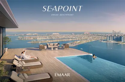 Apartment - 2 Bedrooms - 3 Bathrooms for sale in Seapoint - EMAAR Beachfront - Dubai Harbour - Dubai