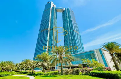 Outdoor Building image for: Apartment - 2 Bedrooms - 3 Bathrooms for rent in Nation Towers - Corniche Road - Abu Dhabi, Image 1