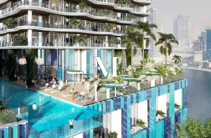 Apartment - Studio - 1 Bathroom for sale in Chic Tower - Business Bay - Dubai