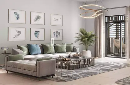 Living Room image for: Apartment - 1 Bedroom - 1 Bathroom for sale in Lamaa - Madinat Jumeirah Living - Umm Suqeim - Dubai, Image 1