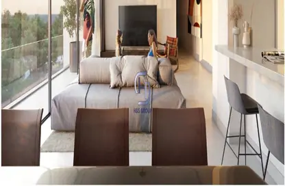 Living Room image for: Apartment - 3 Bedrooms - 3 Bathrooms for sale in Nesba - Aljada - Sharjah, Image 1