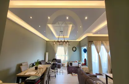 Living / Dining Room image for: Apartment - 3 Bedrooms - 4 Bathrooms for sale in Amaya Towers - Shams Abu Dhabi - Al Reem Island - Abu Dhabi, Image 1