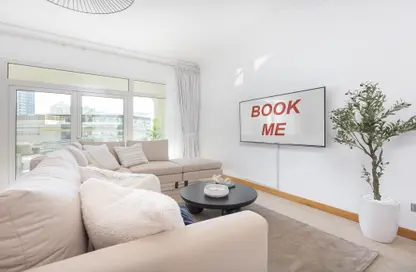Apartment - 3 Bedrooms - 3 Bathrooms for rent in Al Habool - Shoreline Apartments - Palm Jumeirah - Dubai