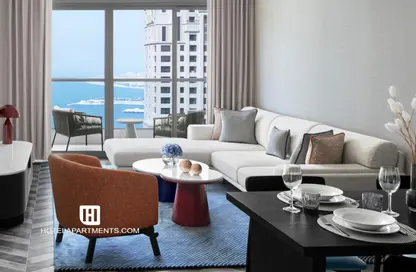 Apartment - 3 Bedrooms - 2 Bathrooms for rent in InterContinental Dubai Marina - Dubai Marina - Dubai