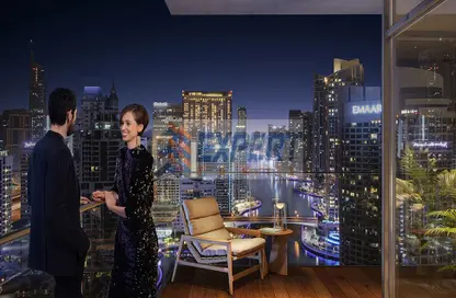 Apartment - 3 Bedrooms - 4 Bathrooms for sale in Marina Shores - Dubai Marina - Dubai