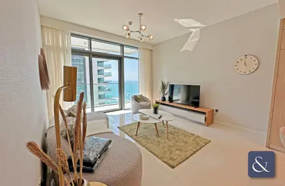 Living Room image for: Apartment - 2 Bedrooms - 2 Bathrooms for sale in Beach Vista - EMAAR Beachfront - Dubai Harbour - Dubai, Image 1
