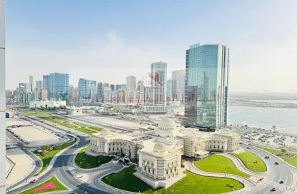 Apartment - 1 Bedroom - 1 Bathroom for rent in Al Mamzar Tower - Al Mamzar - Sharjah - Sharjah