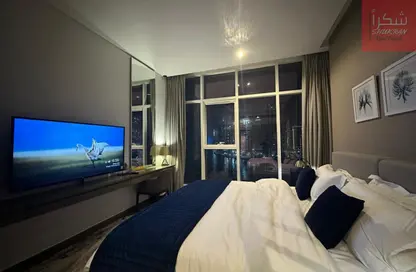 Apartment - Studio - 1 Bathroom for rent in Damac Maison Prive A - Damac Maison Prive - Business Bay - Dubai