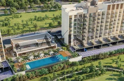 صورة لـ حوض سباحة شقة - 2 غرف نوم - 3 حمامات للبيع في ذا هافن - مجان - دبي ، صورة رقم 1