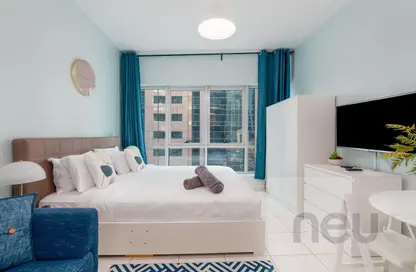 Apartment - Studio - 1 Bathroom for rent in Marina Diamond 1 - Marina Diamonds - Dubai Marina - Dubai