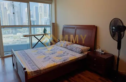 شقة - غرفة نوم - 1 حمام للايجار في ابراج سابا - (JLT) مجمع Q - أبراج بحيرة الجميرا - دبي