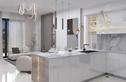 Kitchen image for: Apartment - 1 Bathroom for sale in Binghatti Azure - Jumeirah Village Circle - Dubai, Image 1