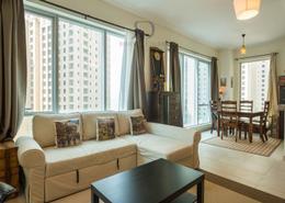 صورةغرفة المعيشة / غرفة الطعام لـ: شقة - 1 غرفة نوم - 2 حمامات للبيع في برج شيمارا - مارينا بروموناد - دبي مارينا - دبي, صورة 1