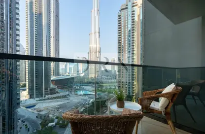 Balcony image for: Apartment - 2 Bedrooms - 2 Bathrooms for rent in Act Towers - Opera District - Downtown Dubai - Dubai, Image 1
