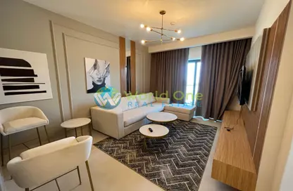 Living Room image for: Apartment - 1 Bedroom - 2 Bathrooms for rent in Binghatti Jasmine - Jumeirah Village Circle - Dubai, Image 1