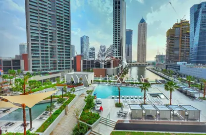 Apartment - 1 Bedroom - 2 Bathrooms for rent in Peninsula One - Peninsula - Business Bay - Dubai