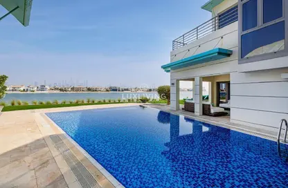 Villa - 6 Bedrooms - 7 Bathrooms for rent in Signature Villas Frond K - Signature Villas - Palm Jumeirah - Dubai