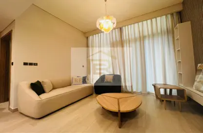 صورة لـ غرفة المعيشة شقة - غرفة نوم - 1 حمام للايجار في عزيزي ريفيرا - ميدان واحد - ميدان - دبي ، صورة رقم 1
