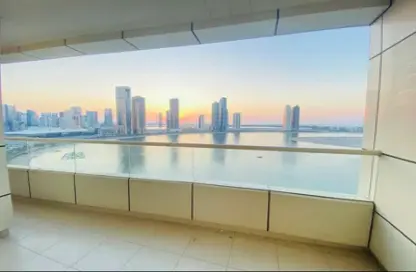 Apartment - 2 Bedrooms - 3 Bathrooms for rent in Asas Tower - Al Khan Lagoon - Al Khan - Sharjah