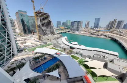 Apartment - 3 Bedrooms - 5 Bathrooms for rent in Water Front Tower B - Waterfront Residential Towers - Tourist Club Area - Abu Dhabi