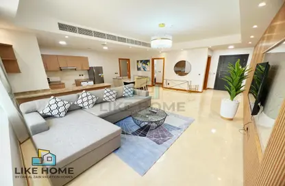 Living Room image for: Apartment - 2 Bedrooms - 3 Bathrooms for rent in Al Murad Tower - Al Barsha 1 - Al Barsha - Dubai, Image 1