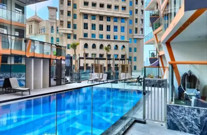 صورة لـ حوض سباحة شقة - 3 غرف نوم - 3 حمامات للبيع في بن غاطي افنيو - الجداف - دبي ، صورة رقم 1