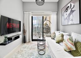 Living Room image for: Apartment - 1 bedroom - 1 bathroom for rent in Zada Tower - Business Bay - Dubai, Image 1