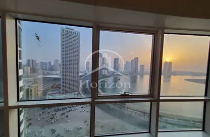 Balcony image for: Apartment - 3 Bedrooms - 3 Bathrooms for rent in Al Khan - Sharjah, Image 1