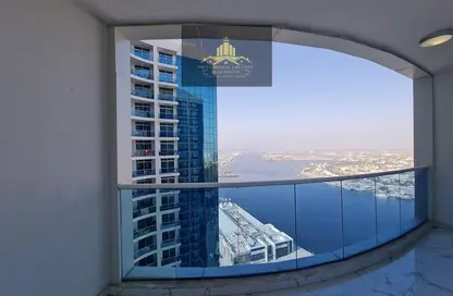 Balcony image for: Apartment - 3 Bedrooms - 3 Bathrooms for sale in Oasis Tower - Al Rashidiya 1 - Al Rashidiya - Ajman, Image 1