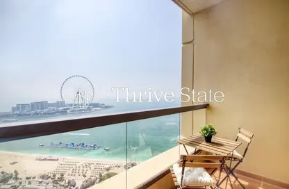 Apartment - 2 Bedrooms - 3 Bathrooms for rent in Rimal 2 - Rimal - Jumeirah Beach Residence - Dubai