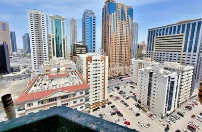 Outdoor Building image for: Apartment - 3 Bedrooms - 3 Bathrooms for rent in New Al Taawun Road - Al Taawun - Sharjah, Image 1