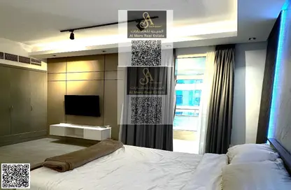 Apartment - Studio - 1 Bathroom for rent in Horizon Towers - Ajman Downtown - Ajman