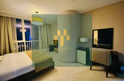 شقة - غرفة نوم - 2 حمامات للايجار في برج ليوا سنتر - شارع حمدان - أبوظبي