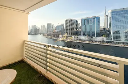 شقة - غرفة نوم - 2 حمامات للايجار في مساكن كلايتون - الخليج التجاري - دبي