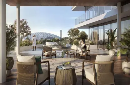Terrace image for: Apartment - 1 Bathroom for sale in Louvre Abu Dhabi Residences - Saadiyat Cultural District - Saadiyat Island - Abu Dhabi, Image 1