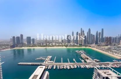 Apartment - 3 Bedrooms - 4 Bathrooms for rent in Grand Bleu Tower 1 - EMAAR Beachfront - Dubai Harbour - Dubai