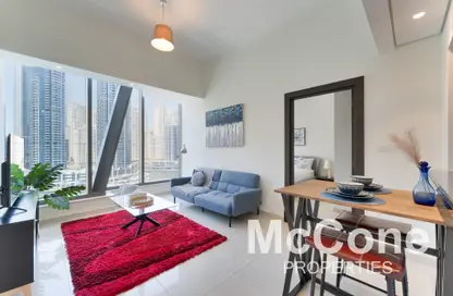 Apartment - 1 Bedroom - 2 Bathrooms for rent in Silverene Tower B - Silverene - Dubai Marina - Dubai