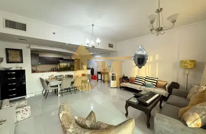 Apartment - 3 Bedrooms - 4 Bathrooms for rent in Mazaya 6 - Queue Point - Dubai Land - Dubai