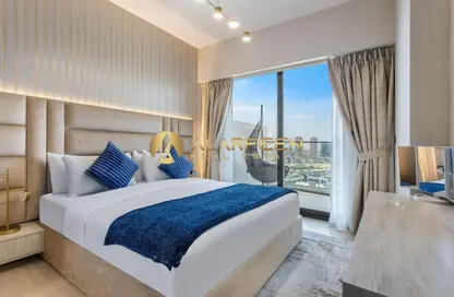 Apartment - 1 Bedroom - 2 Bathrooms for rent in Binghatti Crest - Jumeirah Village Circle - Dubai