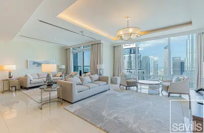 Apartment - 3 Bedrooms - 3 Bathrooms for rent in The Address Residence Fountain Views 1 - The Address Residence Fountain Views - Downtown Dubai - Dubai