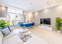 Living / Dining Room image for: Apartment - 3 bedrooms - 5 bathrooms for sale in Skyview Tower - Dubai Marina - Dubai, Image 1