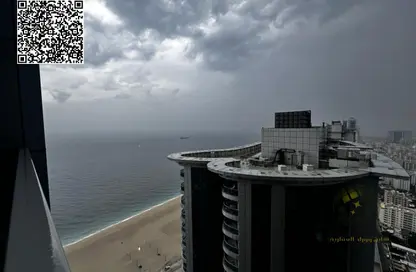 Apartment - 1 Bedroom - 2 Bathrooms for sale in Corniche Tower - Ajman Corniche Road - Ajman